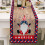 Caminho de mesa patriótico com a bandeira americana para mesas pequenas, 70 x 13 polegadas. 1