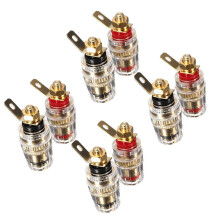 8x Neue Verstärker-Lautsprecheranschlussklemmen mit 4-mm-Bananenstecker