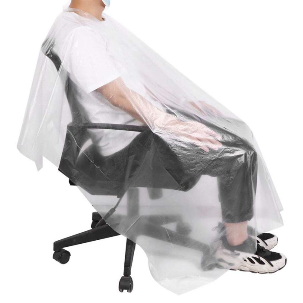 500 Pack Disposable Salon Capes 51x63 Waterproof Barber Capes Large Hygienic Single Use