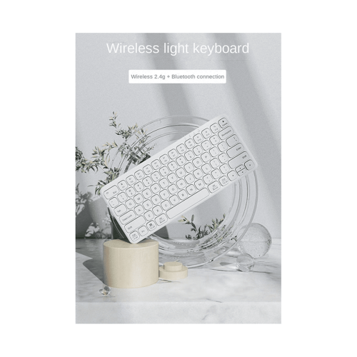 Wireless Bluetooth Keyboard 2.4G Laptop Multi-Device Connection Keyboard Suitable for Office Computer Tablet Green 1