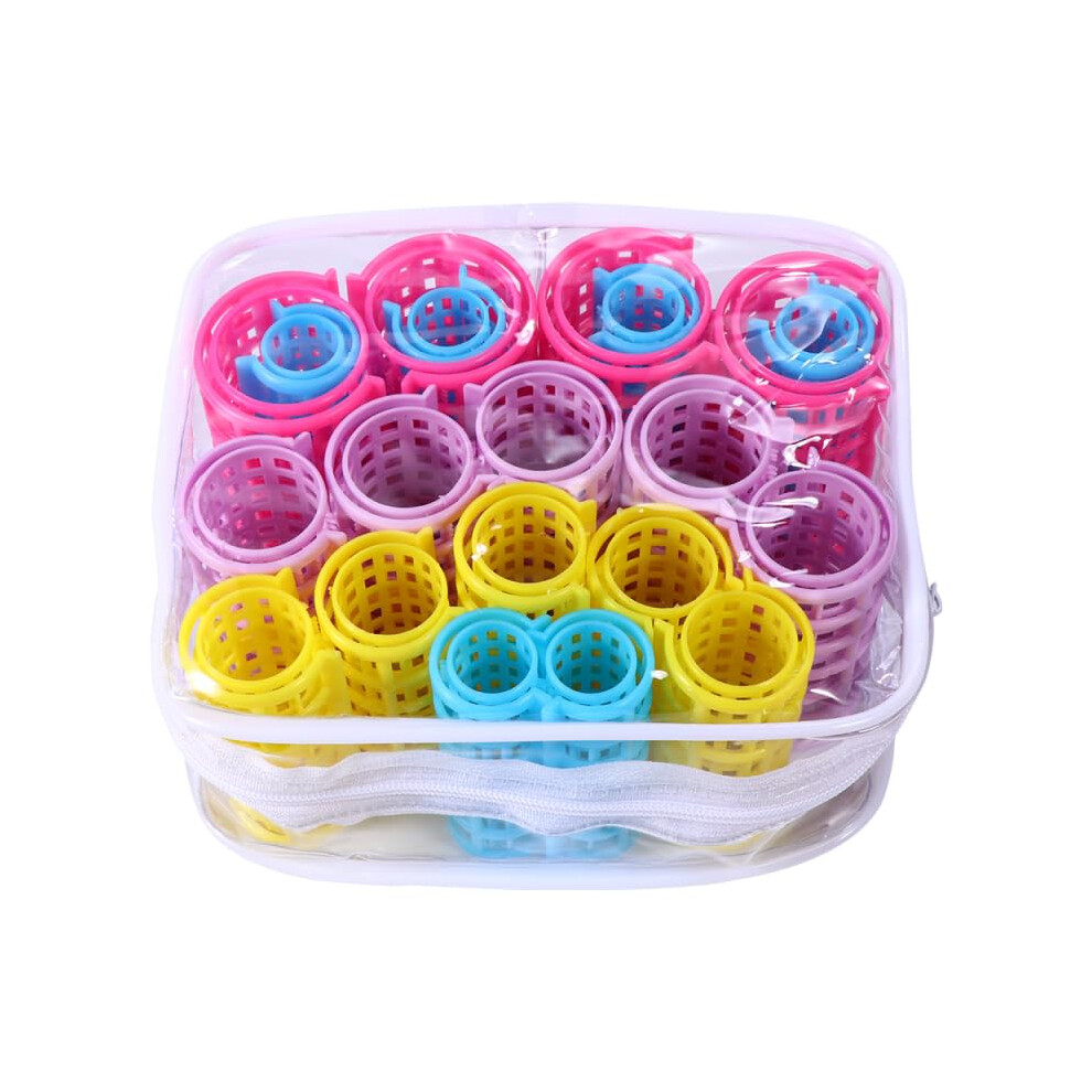 20 Pcs Self Grip Plastic Hair Rollers  No Heat Curlers for Voluminous Hairstyles
