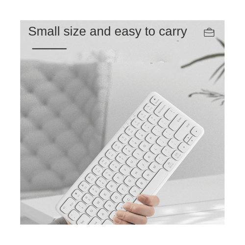 Wireless Bluetooth Keyboard 2.4G Laptop Multi-Device Connection Keyboard Suitable for Office Computer Tablet Green 2