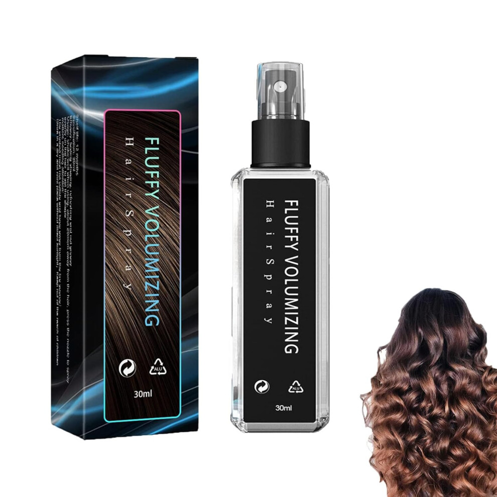 Hair Thickening Spray for Instant Volume with Root Lift, Lightweight NonGreasy 30ml