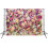 ckepdyeh Πολυλειτουργικός Τοίχος Λουλουδιών 210X150cm Φόντο Φωτογραφίας με 5