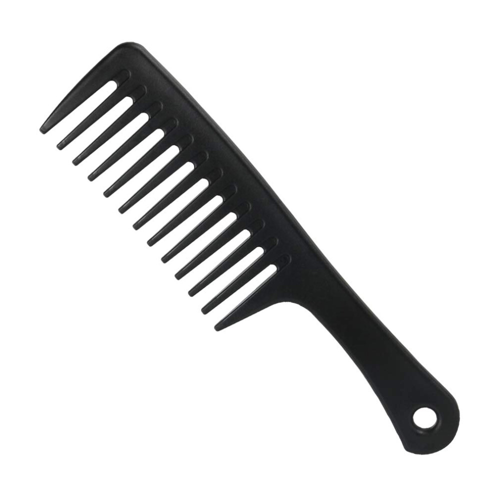 Unisex Wide Tooth Detangling Comb For Curly Thick Long Wet Hair With Comfort Grip And Breakage Resistant Design