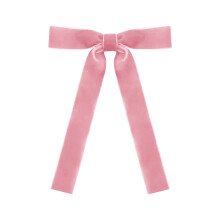 Pack of 12 Pink Velvet Christmas Tree Bows, Elegant Vintage Holiday Decorations with Clips