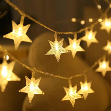 Scheam20FT40LED Sterrenlichtjes, Warm Wit, geschikt voor Slaapkamer, Feest, Kerstboom, Binnen/Buiten Decoratie