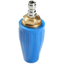 Ugello rotante ad alta pressione, accessorio turbo lavavetro per tubo auto, con anima in ceramica e inserti in rame.