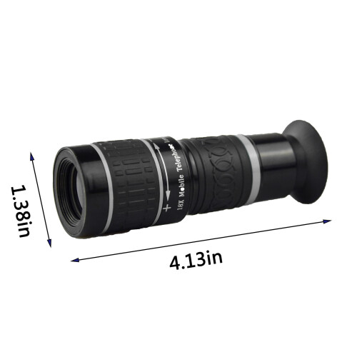 Τηλεφακός Kayannuo18x HD για γυναίκες, συμβατός με κινητά τηλέφωνα, ρυθμιζόμενη 2