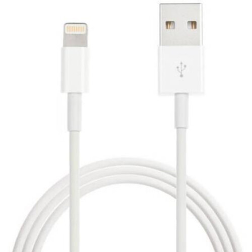 2M-oplader compatibel met iPhone 5/6/6s/6Plus/7/8/X/11/compatibel met iPad (wit)