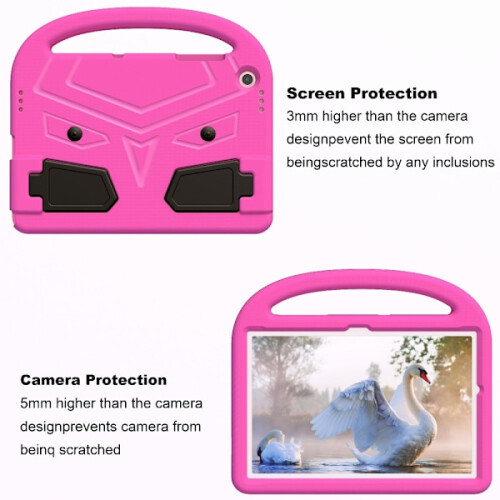 Capa de EVA compatível com Samsung Galaxy Tab A9 Plus rosa 2