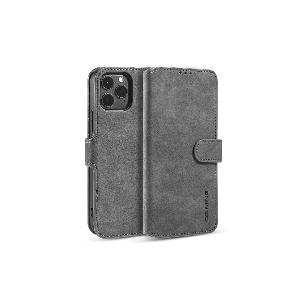 Compatible With Iphone 13 Pro - Dg.ming Retro Leather Case - Gray 9048212594154