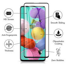 Προστατευτικό οθόνης 2.5D Frame 9H 0.3mm HD-Clear - Galaxy A71Διαφανές
