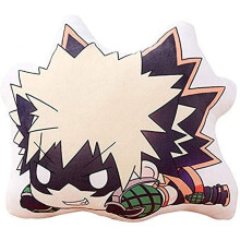 My Hero Academia Bakugo Katsuki ölelhető plüss párna, kedvenc ölelgetős karácsonyi ajándék, 13,78 hüvelykes ölelgetős alvó plüss párna