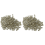 400 stk. 5 mm blond silikoneforet - ringe, ledperler, ledkæder til hårextensions 1