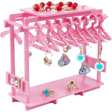 Acryl-Ohrringständer mit 48 Löchern und Mini-Aufhängern, Ohrring-Hängeorganizer zum Verkauf, DIY-Ohrstecker-Display für Damen