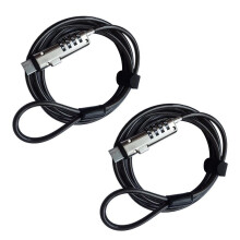 2X sikkerhets-USB-passordlås med tyverisikring, brukes til tyverisikring på bærbar PC, nettbrett, projektor og TV.