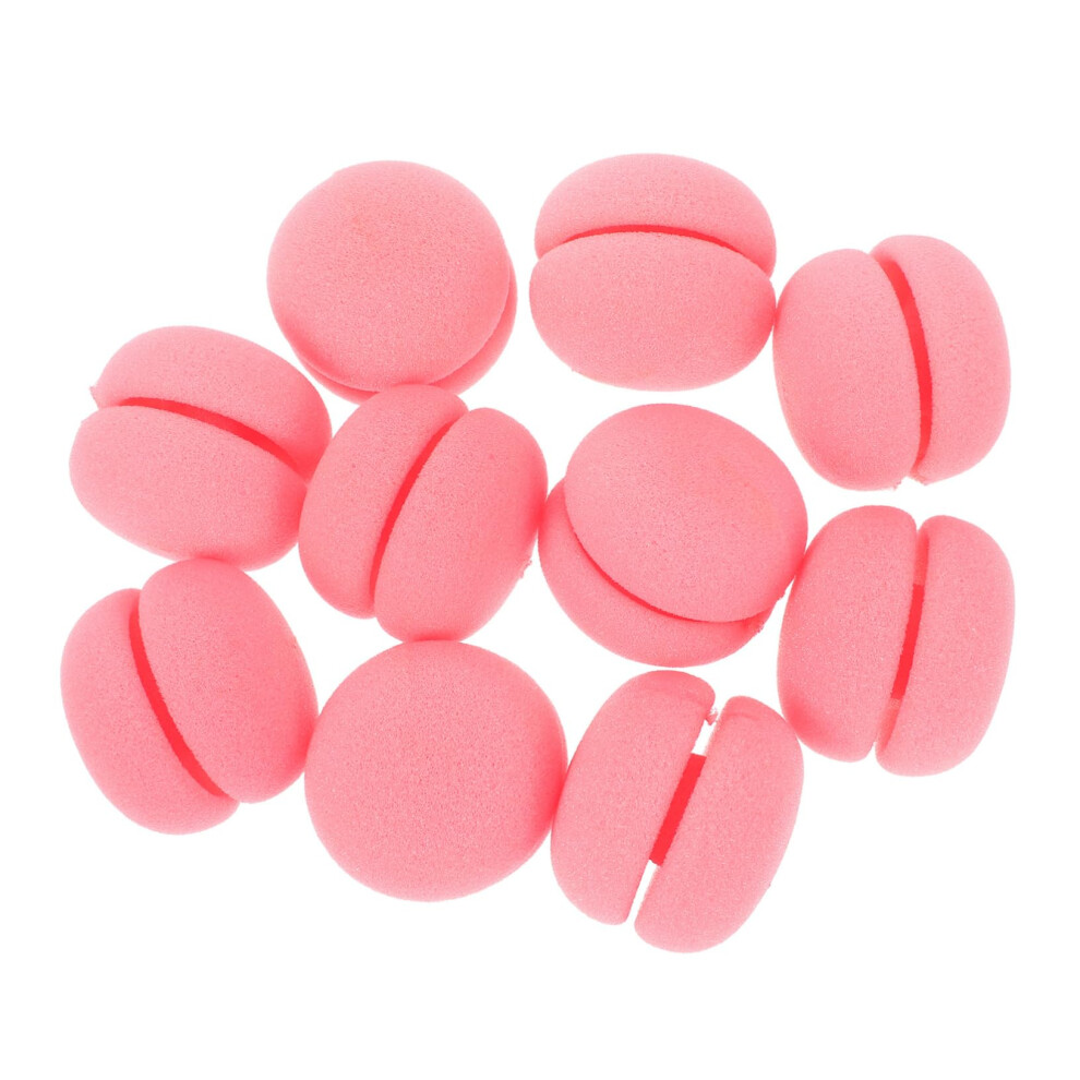 10pcs Mushroom Shape Sponge Hair Curlers Heatless Foam Rollers for Natural Curls and Volume