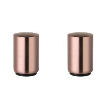 2x Automatischer Flaschenöffner, magnetischer Edelstahl-Bierflaschenöffner für Küche, Restaurant, Bar, Roségold