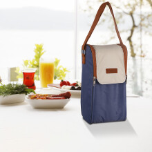 Quinlirra isolerad lunchväska, bärbar, snedställd design med förtjockad aluminiumfolie, oxfordtyg, kompatibel med dagligt bruk och picknick