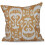 Μαξιλάρι Ikat με γεωμετρική εκτύπωση Simply Daisy 16" x 16", κίτρινο 1