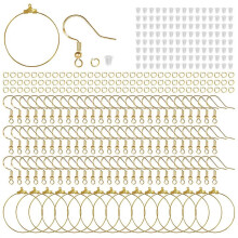 Shinycome624Pcs Diy Hanger Cercei Ureche Dop Inel Deschidere Set Cercei Aurii Cârlige