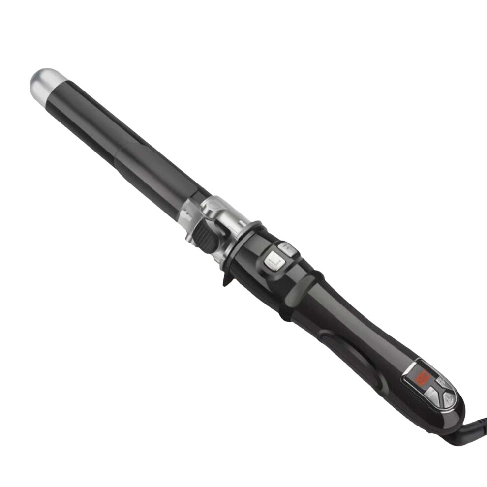 Black Caeoweyjj 5-In-1 Curling Wand 28Mm, Automatic Rotating Electric Hair Curler For Big Waves, Thin Wand For Creeping Waves, No Heat Damage,