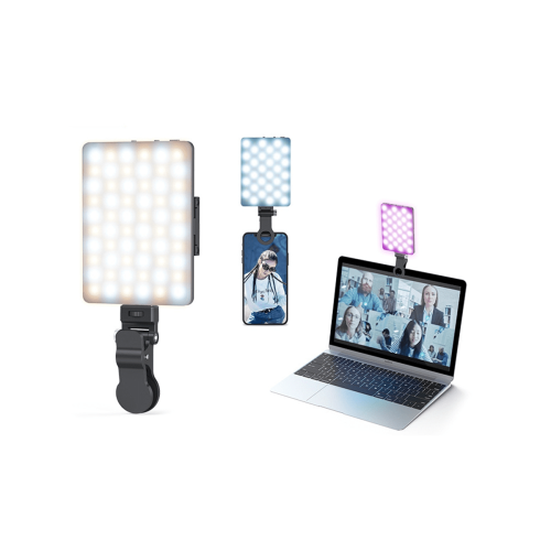 Λάμπα πλήρωσης κινητού τηλεφώνου2500K-9000K LED ζωντανής βίντεο για φορητό υπολογιστή 1