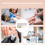 3PCS Nail Art Tools Copper Wire Brushes Sanding Cleaning Brushes Nail Drill Brushes 3