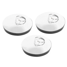 Bath Water Trough 3 Pcs Kitchen Sink Stopper Bathtub Plugs for Cover Drain Underwater Magnetic