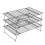 Cake Racks Baking Tools The Shelf 3Tier Stackable Tray Kitchenware Non Stick Cookie Holder Folding Space Saving 3 Layers 1