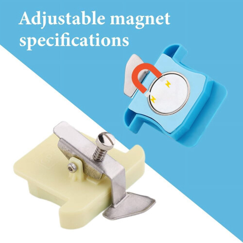 Magnetic Seam Guide for Sewing Machine with Clip, Hemming & Multi-Function Guide, Blue, 1pcs 1