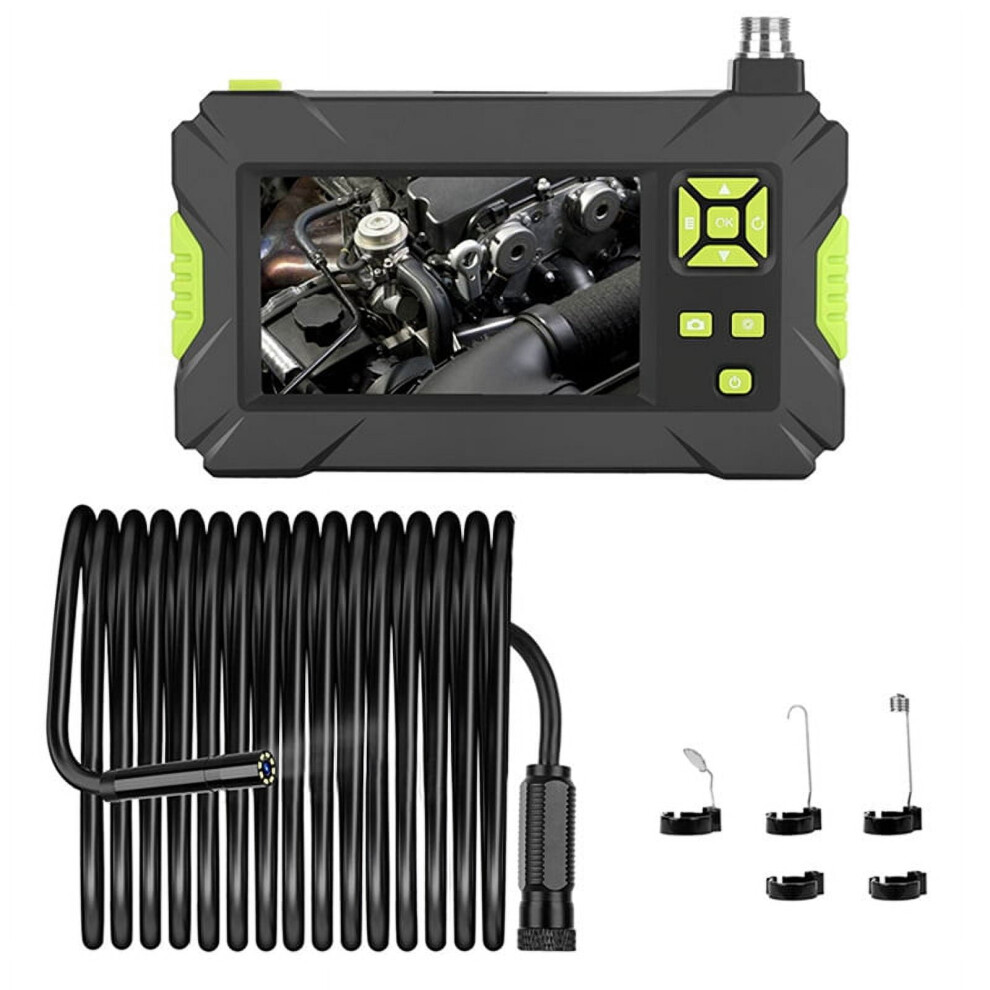 Hd Borescope With Led 8Mm Lens Pipeline Camera Visual Inspection Camera Video Endoscope 5M Hard Cable Light 9558633674293