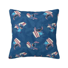 Clúdaigh Maisiúla Pillowcase Cartúin Stitch, Le haghaidh Maisiúcháin Baile Tolg, Roghnaigh Cás Cúisín Tolg Séasúrach Sona 12"X12"