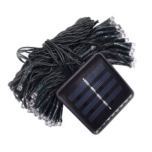 12M4LED Solar Lichtslinger voor Buiten, Tuin, Erf, Pad - Meerkleurig, Op Zonne-energie Werkende Decoratie, Geschikt voor Kerst & Bruiloft