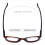 Lunettes de lecture confortables et durables, marron +4 8