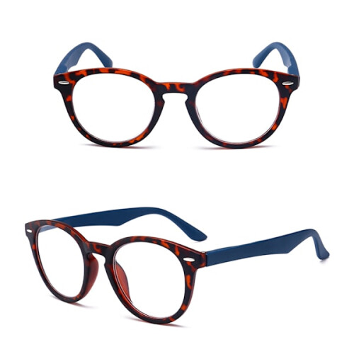 Lunettes de lecture confortables et durables, marron +4 2