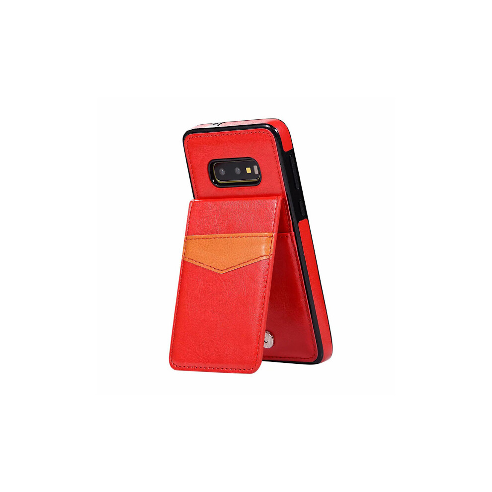 Case With Card Slot - Compatible With Samsung Galaxy S10e Red 9322103741125