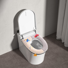 Niedliche Weihnachtsgeschenke im Ausverkauf: Universal4Seasons WC-Sitzbezug, bestickte Unterlegscheibe, kompatibel mit den meisten Modellen