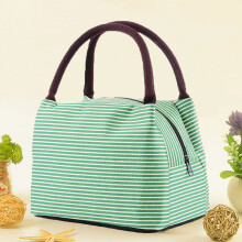 vankin Modische Damen-Lunchtasche mit isolierender Aluminiumauskleidung, geräumig und wiederverwendbar für Büro, Outdoor-Arbeit und Picknicks