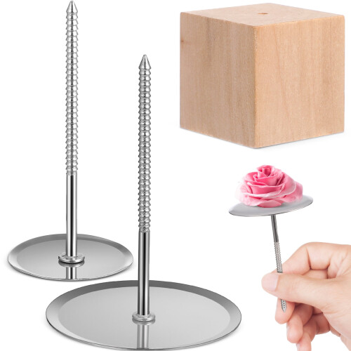 Decorating Icing Flowers Decoration Cake Nails Kit Tool Kits Professional Baking Tools Holder
