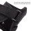 2 pezzi Supporto da polso girevole a 360 gradi compatibile con GoPro, colore nero 2