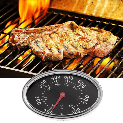 800 Oval BBQ Pit Smoker Grill Thermometer Dial Temperature Gauge Replacement 1
