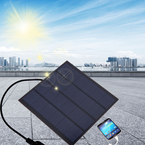 Solar Charger Solution, Portable Monocrystalline Silicon Mini Solar Panel With High Efficiency Output For Outdoor Activities 2