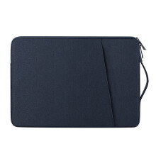 Laptophoes voor 14 inch laptops, gemaakt van hoogwaardig waterdicht polyester, slank en lichtgewicht ontwerp, schokbestendige zachte voering ter