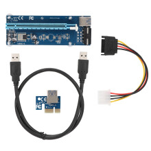 GPU-Riser-Kartenadapter, verbesserter Extender für stabile und sichere Stromversorgung, gewährleistet unabhängige Grafikleistung und reduziert die