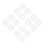 80Pcs White Plastic Pickle Press Plates for Fermenting Jars Home Use 10