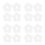 80Pcs White Plastic Pickle Press Plates for Fermenting Jars Home Use 5