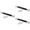3Pcs Heavy Duty Black Guitar Cabinet Strap Handle for Speaker Amp 6