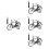 4 Sets Desktop Ornaments Bicycle Model Travel Child 11